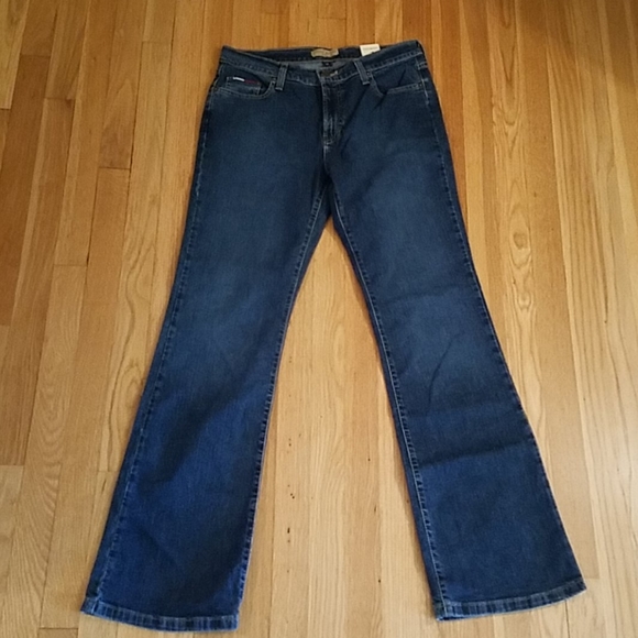 NWT  TOMMY JEANS LOW RISE JILL JEANS SIZE 11R FLARRED LEG - Picture 6 of 7